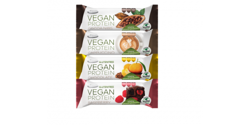 VEGAN PROTEIN BAR - 4 PRÍCHUTE