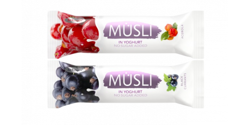 Müsli v jogurte bez prídavku cukru - 2 príchute