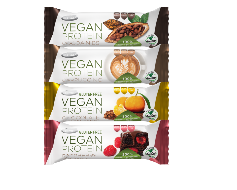  VEGAN PROTEIN BAR - 4 PRÍCHUTE 