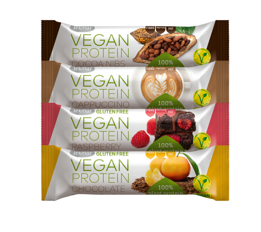  VEGAN PROTEIN BAR - 4 PRÍCHUTE 