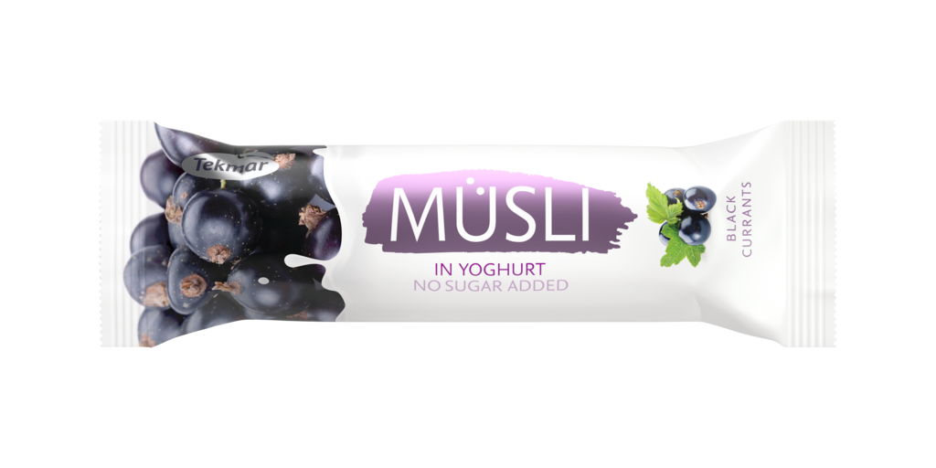  Müsli v jogurte bez prídavku cukru čierna ríbezla 