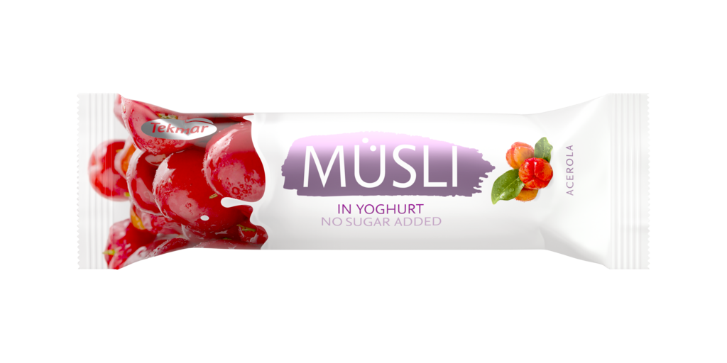  Müsli v jogurte bez prídavku cukru acerola 